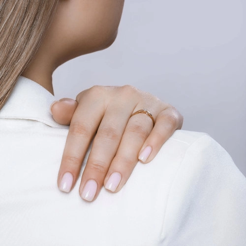 Кольцо из золота 585 пробы с бриллиантами