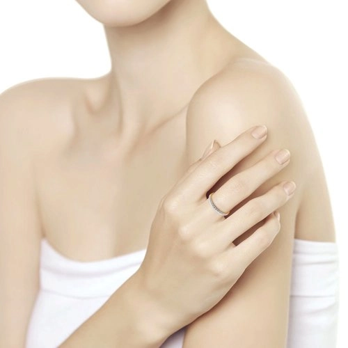 Кольцо из золота 585 пробы с бриллиантами