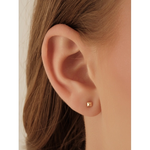 Серьги пусеты из золота 585 пробы