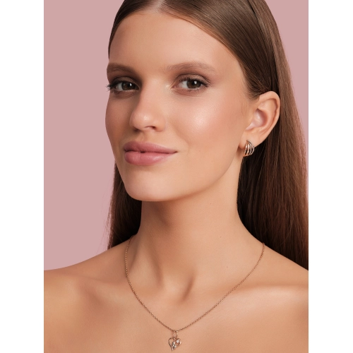 Подвеска из золота 585 пробы с фианитами