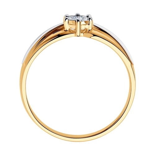 Кольцо из золота 585 пробы с бриллиантами