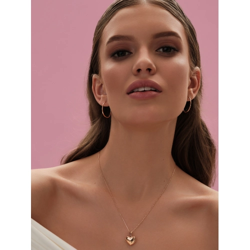 Серьги конго из золота 585 пробы