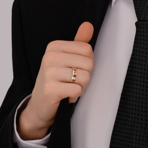 Обручальное кольцо из золота 585 пробы