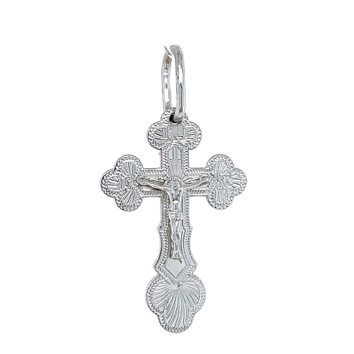 Подвеска Крест из серебра 925 пробы
