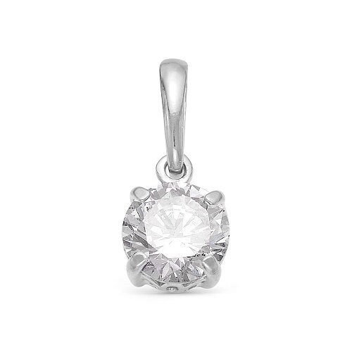 Подвеска из серебра 925 пробы с фианитами