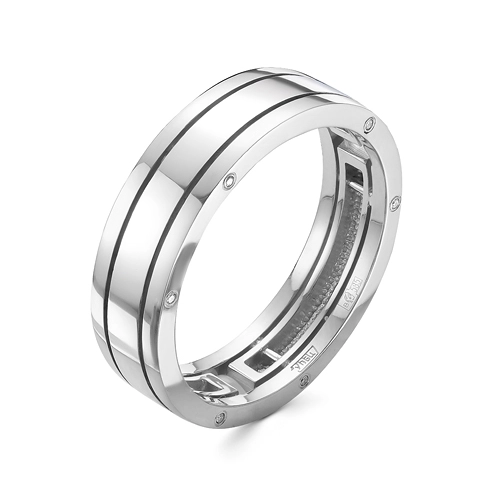 Кольцо (585 б) бриллиант обр