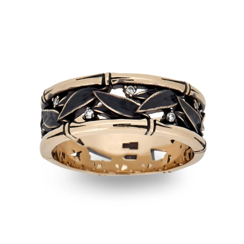 Кольцо из золота 585 пробы с бриллиантами