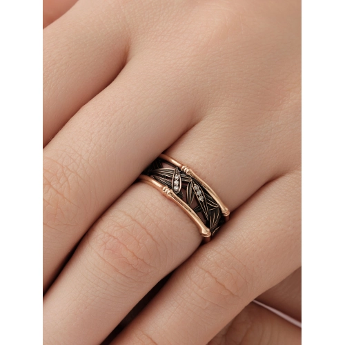 Кольцо из золота 585 пробы с бриллиантами