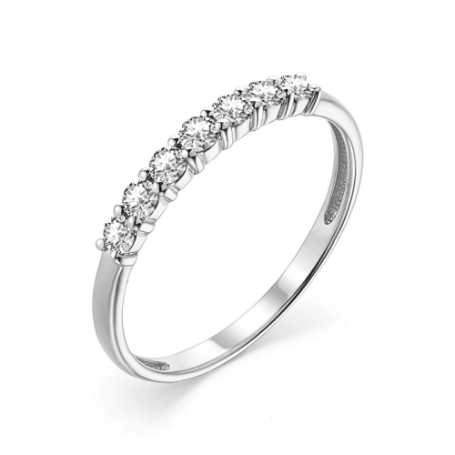 Кольцо из белого золота 585 пробы с бриллиантами