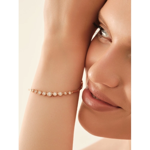 Браслет из золота 585 пробы с фианитами