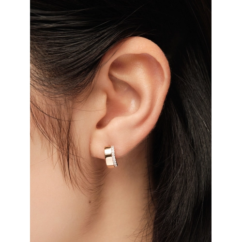 Серьги из золота 585 пробы с фианитами