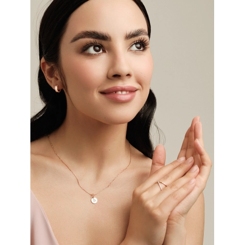 Серьги из золота 585 пробы с фианитами