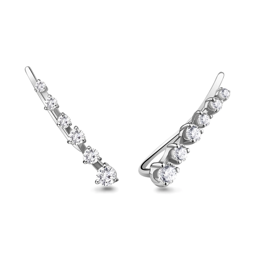 Серьги пины из серебра 925 пробы