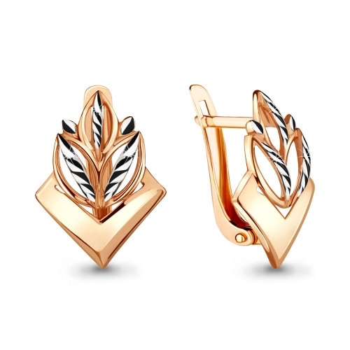 Серьги из золота 585 пробы