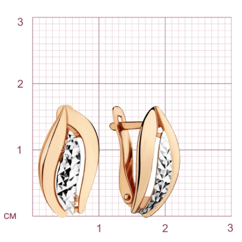 Серьги из золота 585 пробы