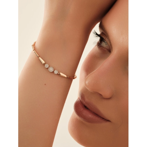 Браслет из золота 585 пробы с фианитами