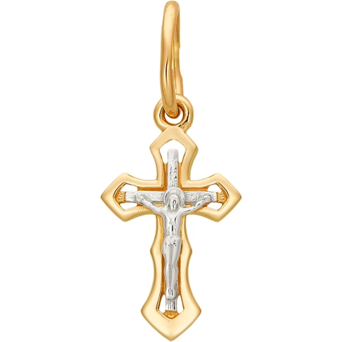 Подвеска Крест из золота 585 пробы