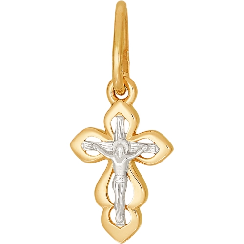 Подвеска Крест из золота 585 пробы