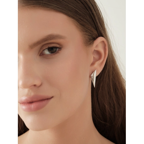 Серьги из белого золота 585 пробы