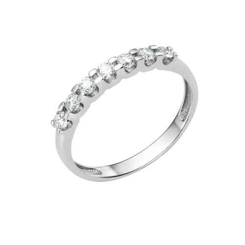 Кольцо из белого золота 585 пробы с бриллиантами