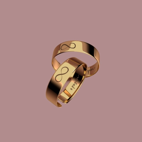 Кольцо из сребра 925 пробы с позолотой