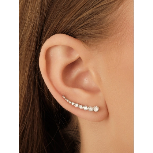 Серьги пины из серебра 925 пробы