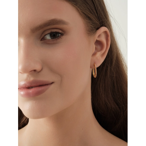 Серьги из желтого золота 585 пробы