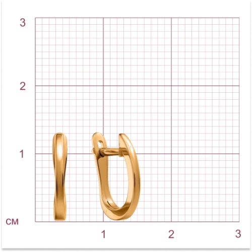 Серьги из золота 585 пробы
