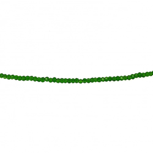 Браслет (925) агат зеленый прозрачный синт. бисер