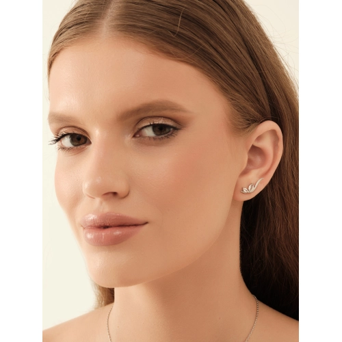 Серьги пины из серебра 925 пробы