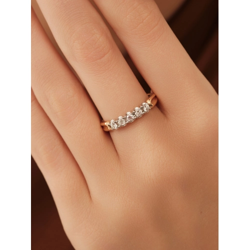 Кольцо из золота 585 пробы с бриллиантами