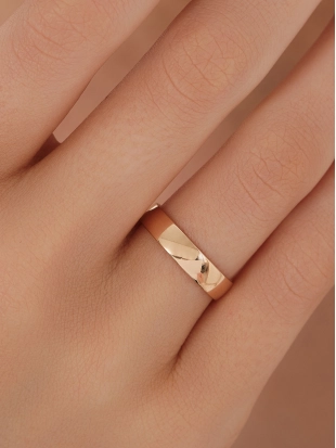 Обручальное кольцо из золото 585 пробы