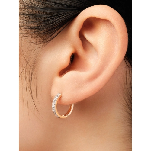 Серьги из золота 585 пробы с фианитами