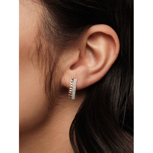 Серьги из золота 585 пробы с фианитами