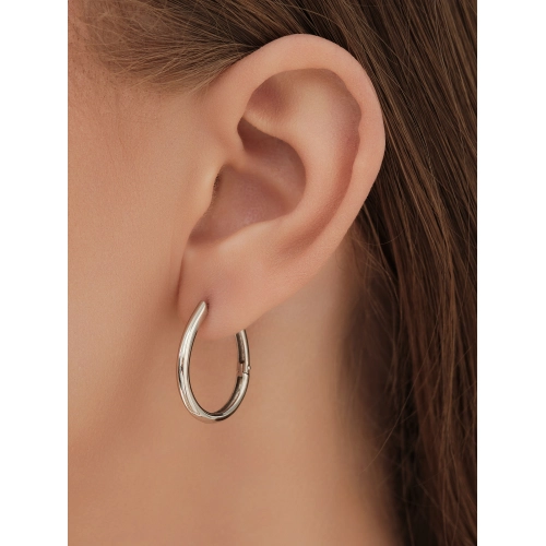 Серьги из белого золота 585 пробы