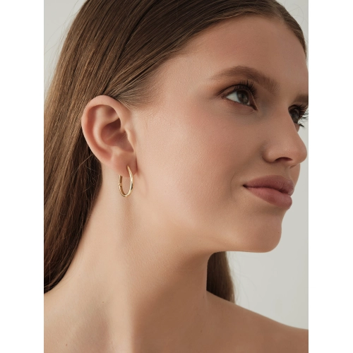 Серьги из желтого золота 585 пробы