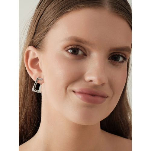 Серьги из белого золота 585 пробы