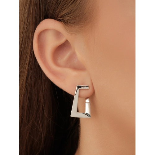 Серьги из белого золота 585 пробы