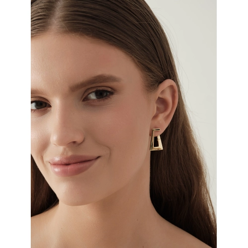 Серьги из желтого золота 585 пробы