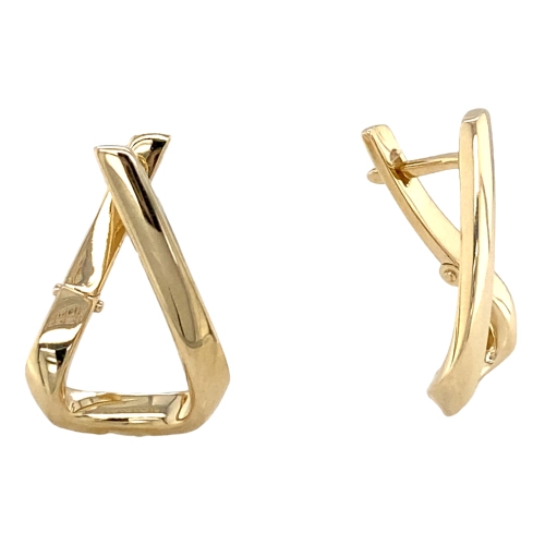 Серьги из желтого золота 585 пробы