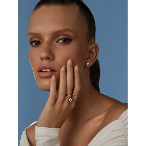 Серьги пусеты из серебра 925 пробы
