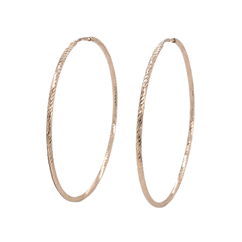 Серьги конго из золота 585 пробы