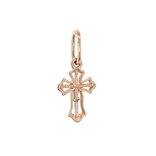 Подвеска Крест из золота 585 пробы