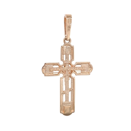 Подвеска Крест из золота 585 пробы