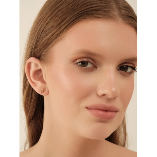 Серьги пусеты из золота 585 пробы