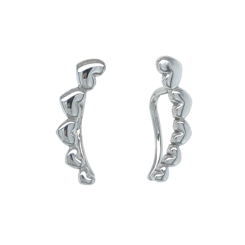 Серьги пины из серебра 925 пробы