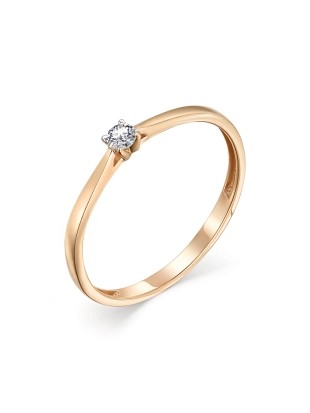 Кольцо из золота 585 пробы с бриллиантами