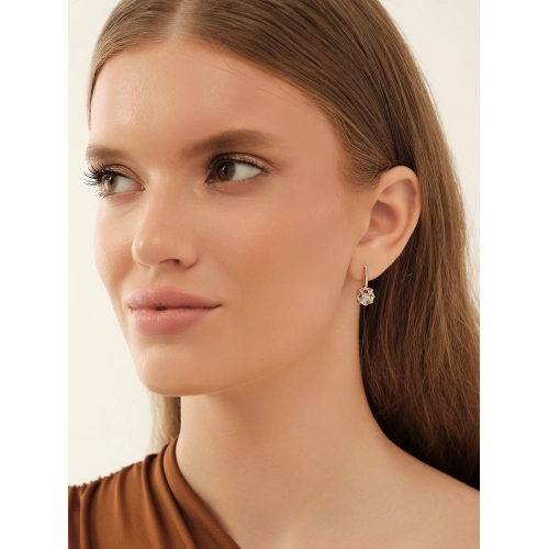 Серьги из золота 585 пробы с бриллиантами