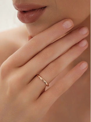 Обручальное кольцо из золото 585 пробы