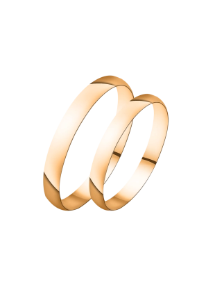 Обручальное кольцо из золото 585 пробы